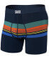 Фото #1 товара Men's Ultra Super Soft Relaxed-Fit Moisture-Wicking Stripe Boxer Briefs