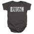 Фото #1 товара Baby Girls Baby Text On Gray Snapsuit