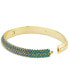 14k Gold-Plated Pavé Bangle Bracelet