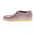 Фото #5 товара Clarks Wallabee 26165558 Womens Pink Nubuck Oxfords & Lace Ups Casual Shoes