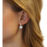 Silver earrings LILA with clear zircon LPS0620