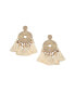 ფოტო #1 პროდუქტის Women's Gold Tassel Drop Earrings