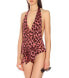 Фото #1 товара Stella McCartney Women's 189363 One-Piece Pink Leopard Swimsuit Size S