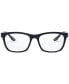 PS 02NV Men's Square Eyeglasses