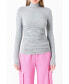 ფოტო #6 პროდუქტის Women's Ruched Turtleneck Top