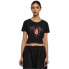 Фото #1 товара MISS TEE Muah Cropped short sleeve T-shirt