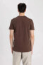 Фото #8 товара Erkek T-shirt B8478ax/bn497 Brown