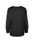 ფოტო #3 პროდუქტის Women's Black Distressed New Orleans Saints Tom Cat Long Sleeve T-shirt