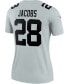 ფოტო #2 პროდუქტის Women's Josh Jacobs Silver-Tone Las Vegas Raiders Inverted Legend Jersey