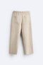 100% LINEN JOGGER WAIST TROUSERS