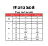 Фото #6 товара Топ Thalia Sodi с V-образным вырезом, сборкой и длинным размером L черный