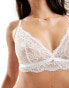 Ann Summers Sexy Lace Planet non-padded bralette bra in white