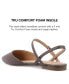 ფოტო #6 პროდუქტის Women's Martine Buckle Pointed Toe Flats