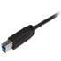 Фото #5 товара StarTech.com USB-C to USB-B Cable - M/M - 2 m (6 ft.) - USB 3.0 - 2 m - USB C - USB B - USB 3.2 Gen 1 (3.1 Gen 1) - Male/Male - Black