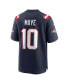 Фото #3 товара Men's Drake Maye New England Patriots 2024 NFL Draft First Round Pick Player Game Jersey