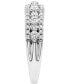 Diamond Triple Row Band (1/2 ct. t.w.) in 14k White Gold