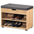 Schuhschrank aus Holz mit Sitz