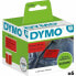 Фото #1 товара Этикетки для принтера Dymo Label Writer Красный 220 Предметы 54 x 7 mm (6 штук)