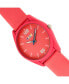 ფოტო #2 პროდუქტის Unisex Dynamic Pink Leatherette Strap Watch 36mm