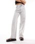 Armani Exchange relaxed 5 pocket jeans in grey denim