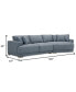 Фото #10 товара Vasher 135" 2-Pc. Fabric Sectional with Cuddler, Created for Macy's