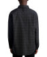 ფოტო #2 პროდუქტის Karl Lagerfeld Men's Long Sleeve Windowpane Dress Shirt