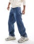 Karl Kani – Weite Retro-Workwear-Jeans in Vintage-Waschung BLAU, S - фото #1