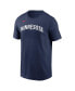 Фото #3 товара Men's Joe Ryan Navy Minnesota Twins Player Name and Number T-shirt