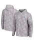 ფოტო #1 პროდუქტის Men's Gray Los Angeles Dodgers Palm Frenzy Hoodie Long Sleeve T-Shirt