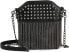 Фото #7 товара Kris Anna Women's Rivets Mini Shoulder Bag with Shoulder Strap Chain Tassel Black Disposable