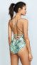 Фото #3 товара Купальник женский Red Carter Palm Party Lace Up Maillot One Piece, размер XS 4