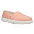 Фото #2 товара TOMS Alpargata Mallow Slip On Womens Pink Sneakers Casual Shoes 10016750T