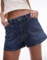 Фото #5 товара Topshop denim knicker short in indigo