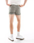 Фото #3 товара ASOS DESIGN skinny chino shorts in grey