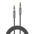 Фото #2 товара Lindy 2M 3.5MM AUDIO CABLE - CROMO LINE - 3.5mm - Male - 3.5mm - Male - 2 m - Anthracite