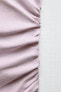 Фото #8 товара Короткое платье со сборками ZARA