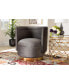 Saffi Glam and Luxe Swivel Accent Chair