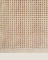 Waffle-knit cotton bath towel