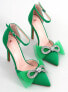 Фото #3 товара Туфли TRIANA GREEN Heel Bows Tulle