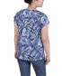 ფოტო #3 პროდუქტის Petite Grommet Neck Knit Short Extended Sleeve Top