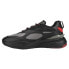 Фото #3 товара Puma Ferrari RsFast Lace Up Mens Black Sneakers Casual Shoes 306980-01