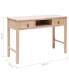 Writing Desk Natural 43.3"x17.7"x29.9" Wood