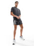 adidas Running Own The Run shorts in black print