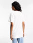 ASOS DESIGN oversized t-shirt with I heart st tropez graphic in white