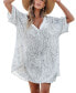 Фото #1 товара Women's Plunging-V Palm Mini Cover-Up