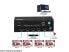 BYTECC HM2-SP104E HDMI 2.0 & HDCP 2.2, 1x4 HDMI Splitters with EDID & RS232