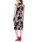 Фото #3 товара Women's Floral-Print Midi Dress