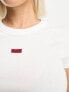 HUGO Deluisa_1 Crop t-shirt in white