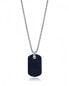 Фото #1 товара Stylish necklace with leather dog tag Magnum 15108C01010