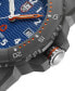 ფოტო #4 პროდუქტის Men's Swiss Eco Series Blue PET Strap Watch 46mm